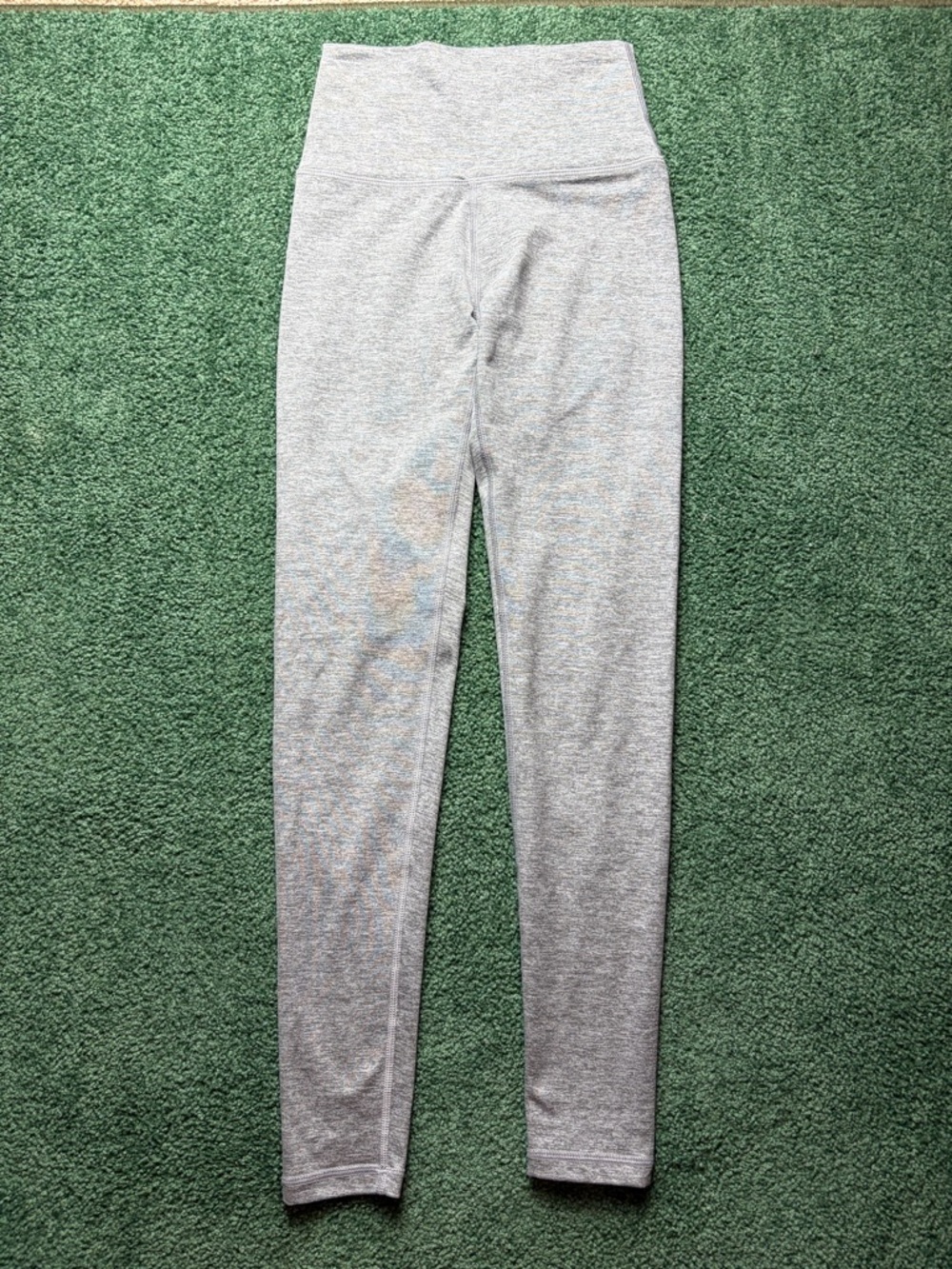 Girls' Heather Gray High-Waist Leggings